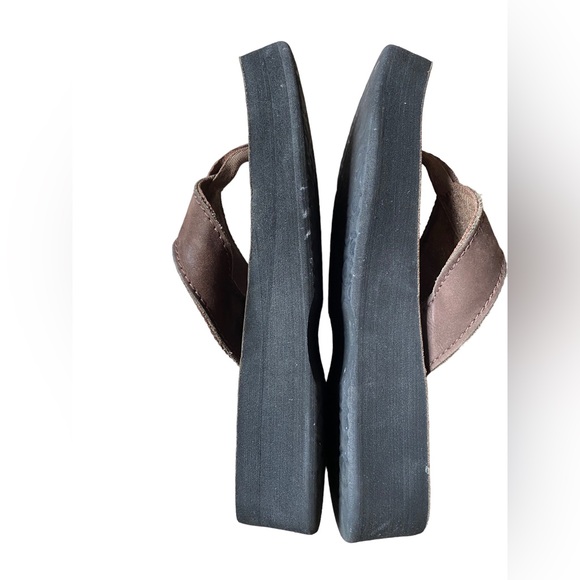 Ladies Reef wedge flip flops Size 8 - Picture 6 of 12